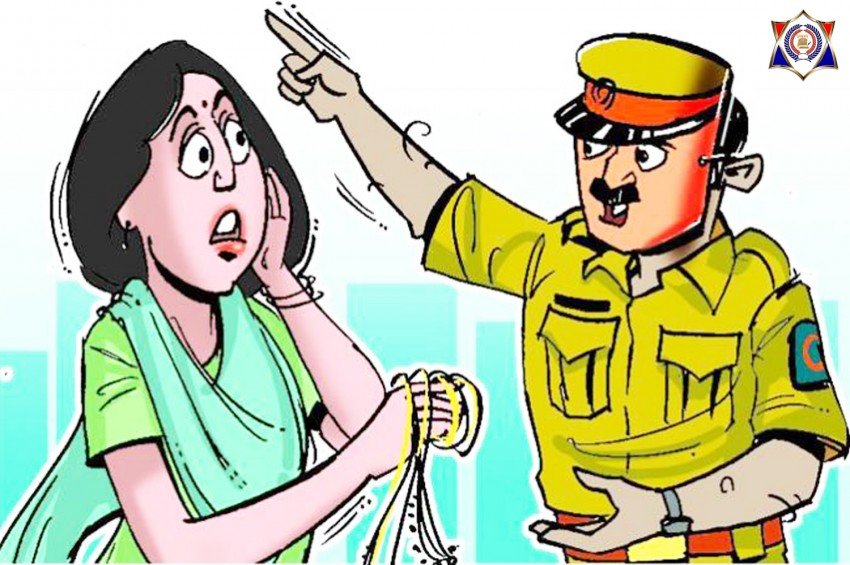 हिंदी समाचार |पुलिस बताकर प्रवासी महिला के...