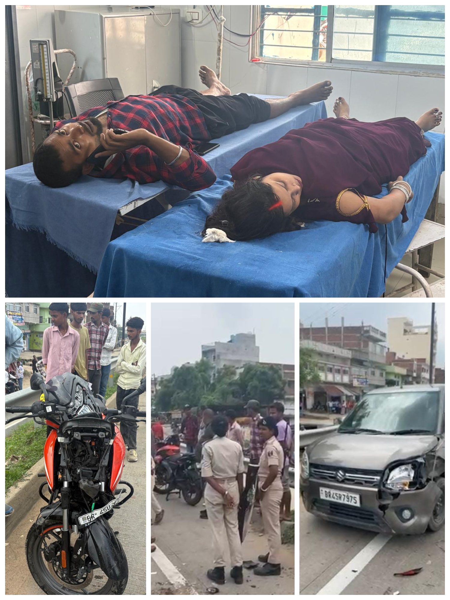 हिंदी समाचार | NH-19 पर भीषण सड़क हादसा, बाइक...