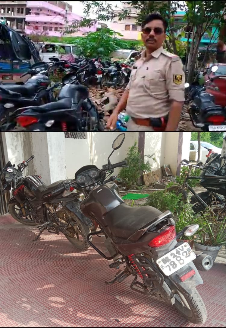 हिंदी समाचार |तीन मोटरसाइकिल बरामद दो चोर...