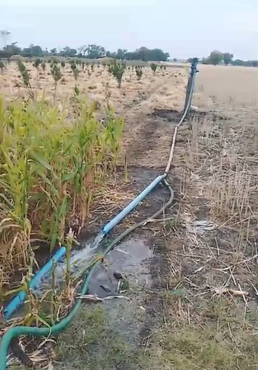 हिंदी समाचार |पेयजल लाइन का एयर वॉल्व तोड़ा...