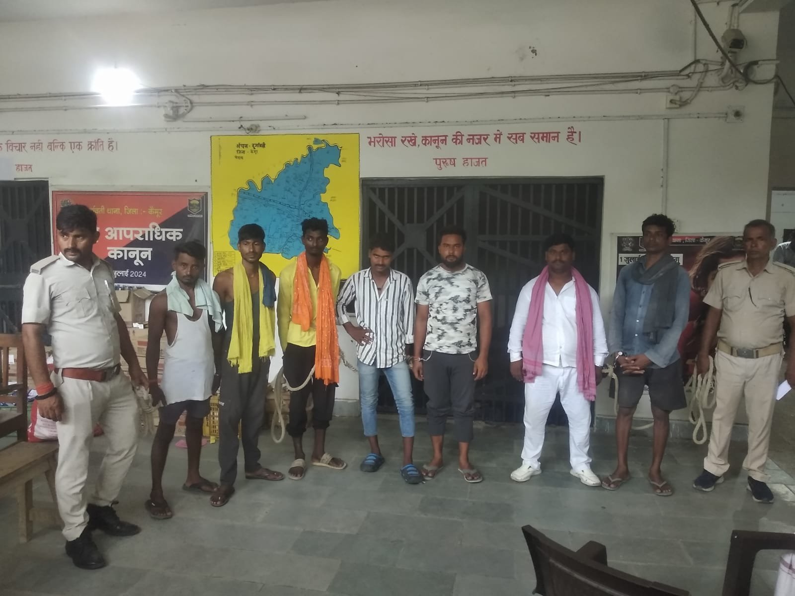 हिंदी समाचार | दुर्गावती थाना प्रशासन ने...