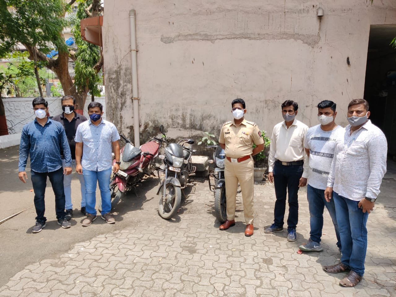 हिंदी समाचार |कोनगांव पुलिस ने मोटरसाइकिल...