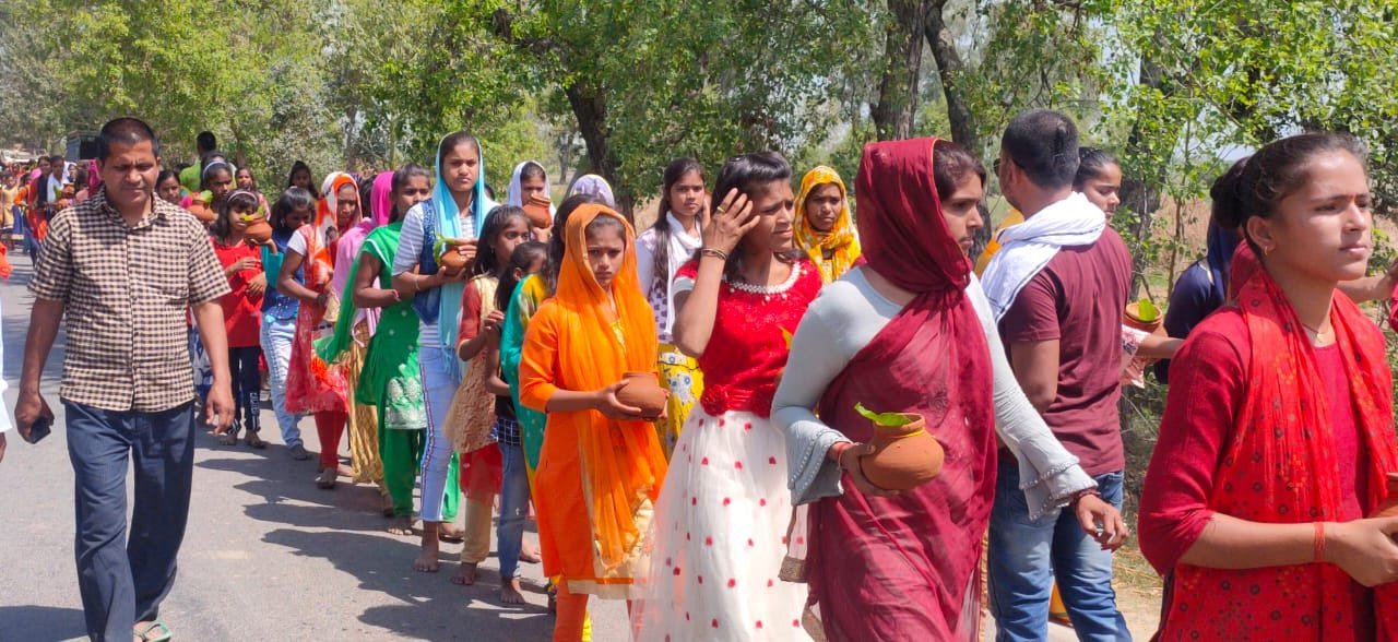 हिंदी समाचार |कलश यात्रा के साथ नौ दिवसीय...