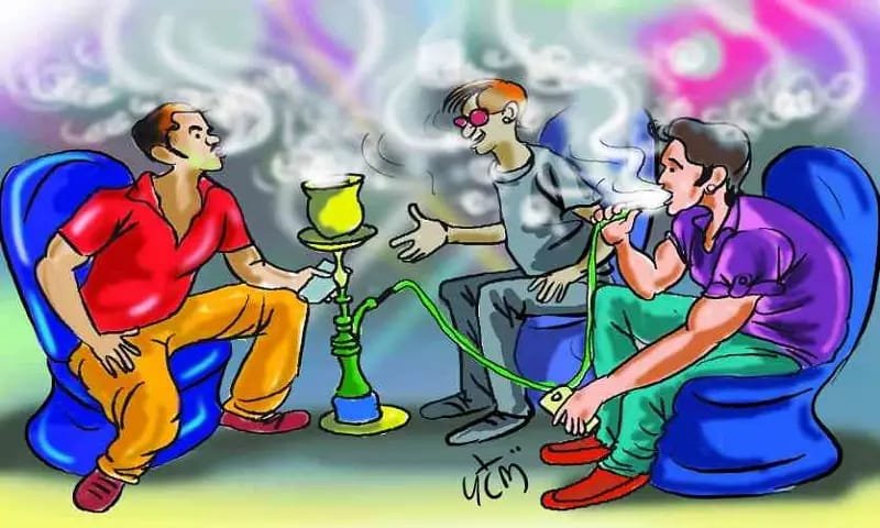 हिंदी समाचार |दो हुक्का पार्लरों पर पुलिस...