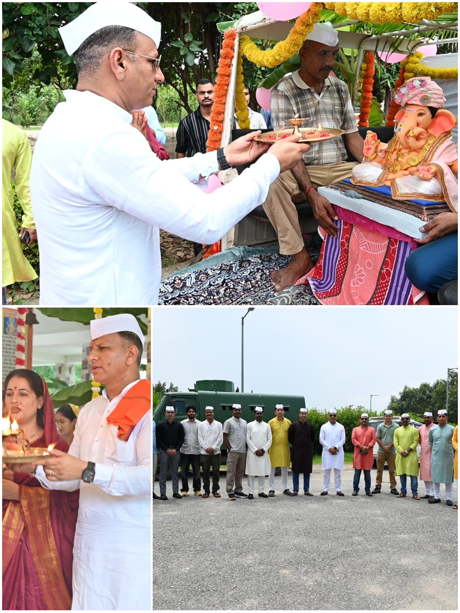 हिंदी समाचार | 205 कोबरा परिसर में गणेश...