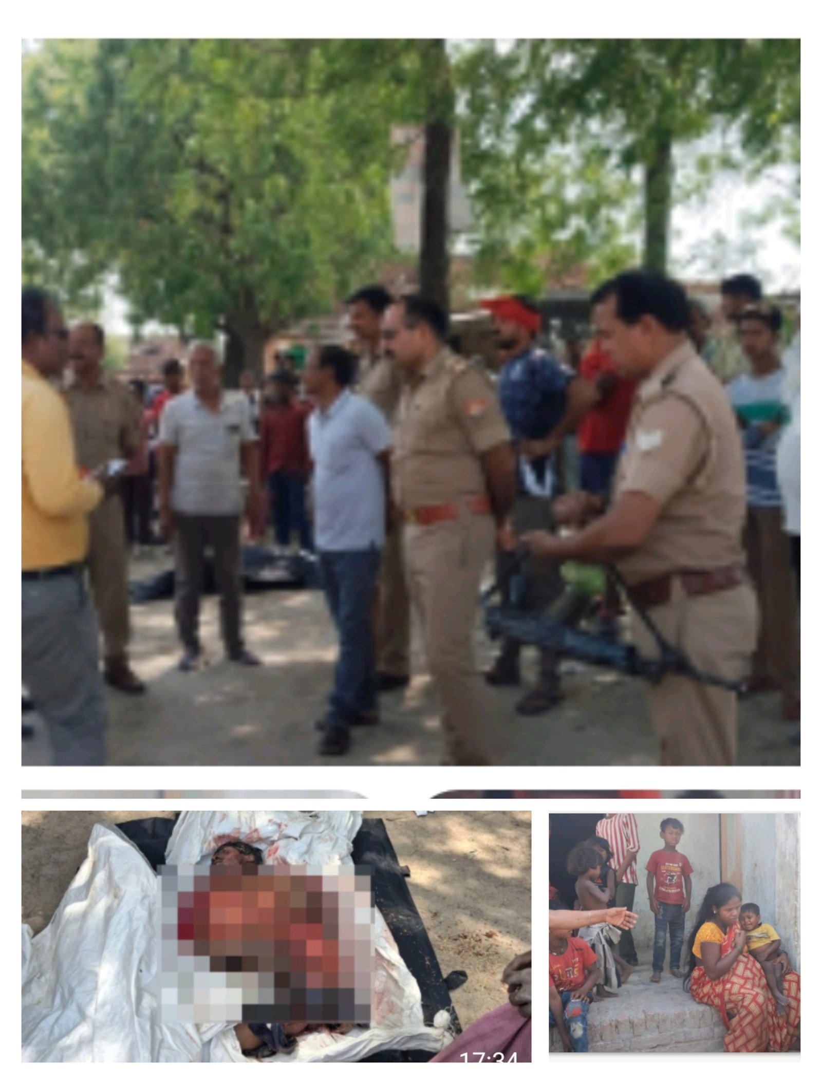 हिंदी समाचार | थ्रेसर में फंसकर मजदूर की...