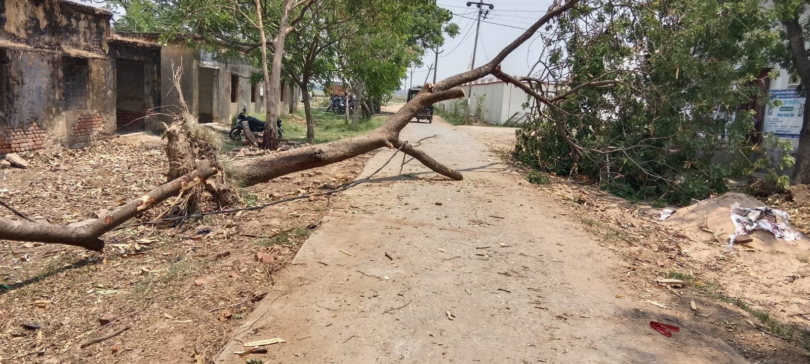 हिंदी समाचार | आंधी-पानी से रामपुर में 144 घंटा...