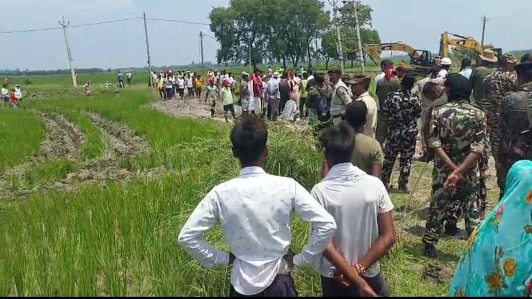हिंदी समाचार | आक्रोशित किसानों ने भारत माला...