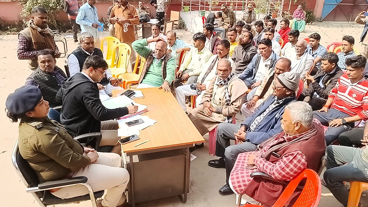 हिंदी समाचार |परैया थाना में शांति समिति की...