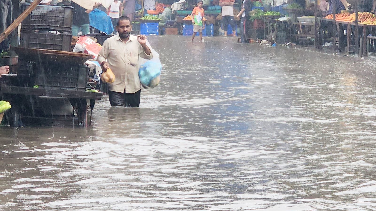 हिंदी समाचार | भिवंडी में मूसलाधार बारिश से...