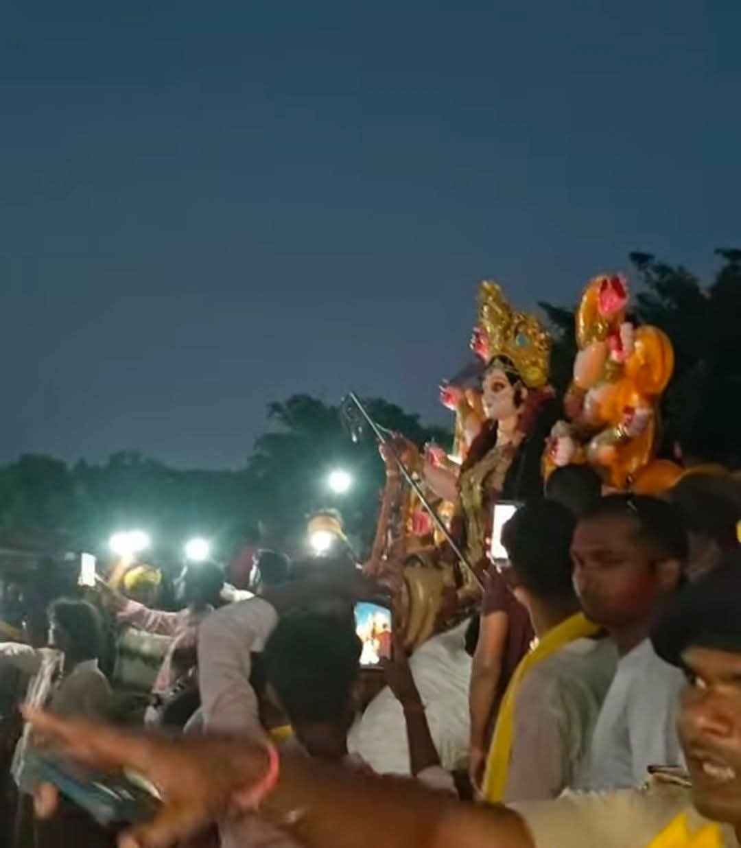 हिंदी समाचार | भलूनी धाम में मूर्ति विसर्जन...