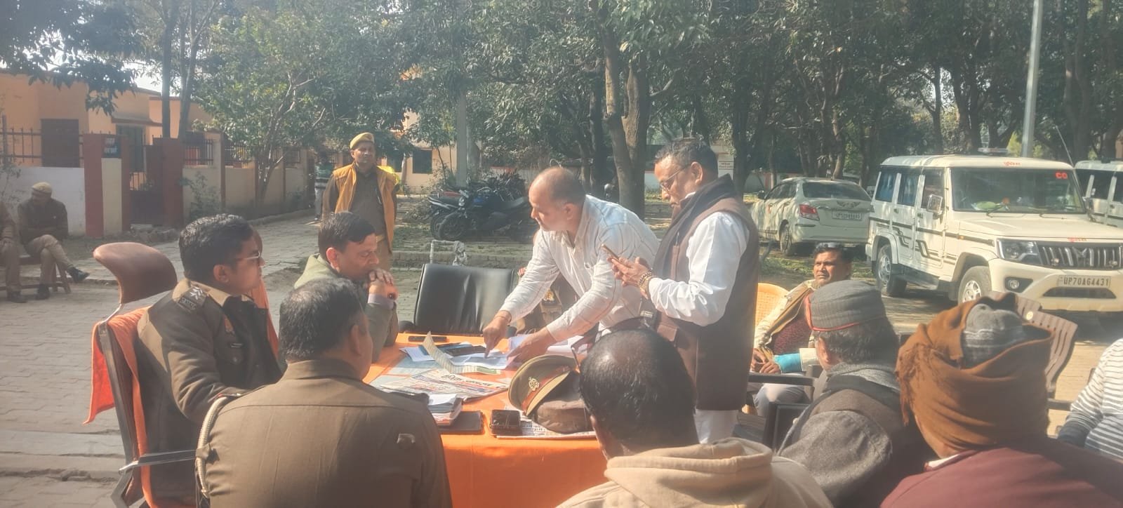 हिंदी समाचार |थाना दिवस पर एसडीएम व सीओ की...